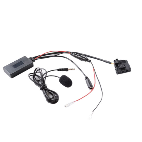 Car Wireless  Audio Adapter Handsfree MIC AUX Cable MFD2 RNS2 for 18Pin for