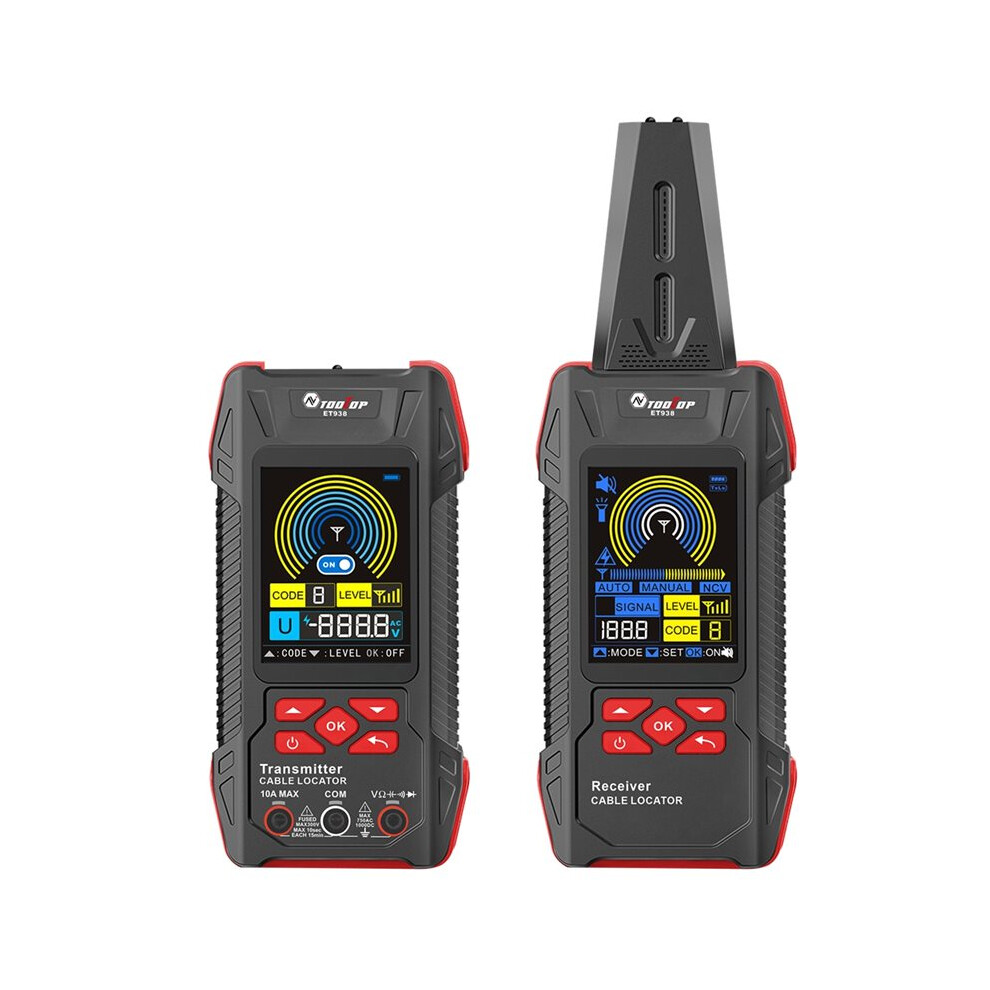 Tooltop Et938 400V Electricity Cable Locator Multimeter Underground In-Wall Cable Locate Circuit Fault Inspect 6031889708668