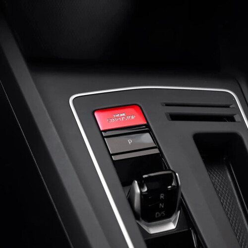 Car Engine Start Stop Button  Cover Trim for- 8 MK8 AT Accessories 2020 2021 2