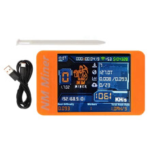 Upgrade NerdMiner V2 1060 KH/S Bitcoin Solo Miner 2.8 Inch Color Display Bitcoin Crypto Solo Lottery Miner Home Use BTC