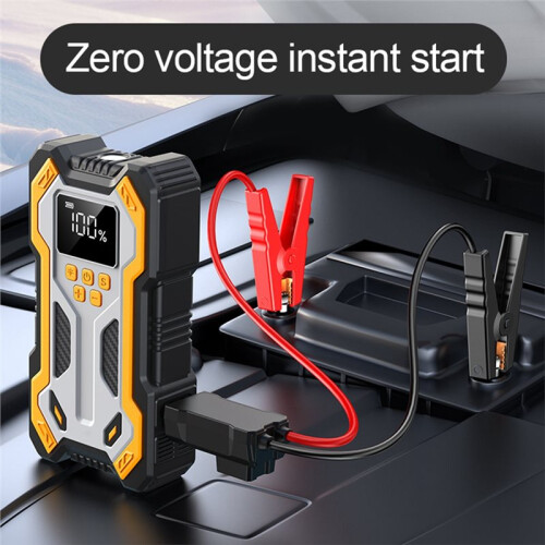 Autostarthulp met Luchtcompressor 10000mAh Luchtcompressor LCD-Scherm Draagbare Booster 1