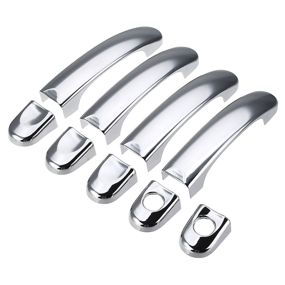 9Pcs Set Abs Chrome Door Handle Covers Trim For Transporter T5 T6 Caddy Van 2003-2015 4711686924905