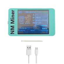 NM MINER+ BTC 1030KH/S Harshrate Bitcoin Crypto Solo Lottery Miner 2,8 Zoll Display mit Shell NerdMiner
