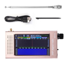 DSP SDR V6 Radio 4.3inch IPS Screen MW SSB CW HAM Full Band Radio Receiver for HAM Communication