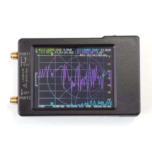 For  H4 Vector Network Analyzer 10kHz-1.5GHz Antenna Analyzer MF//VHF/UHF with 4inch Touch Screen 1