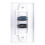 1x 2Port +USB 3.0 Female Wall Face Plate Panel Outlet Socket Extender White 3