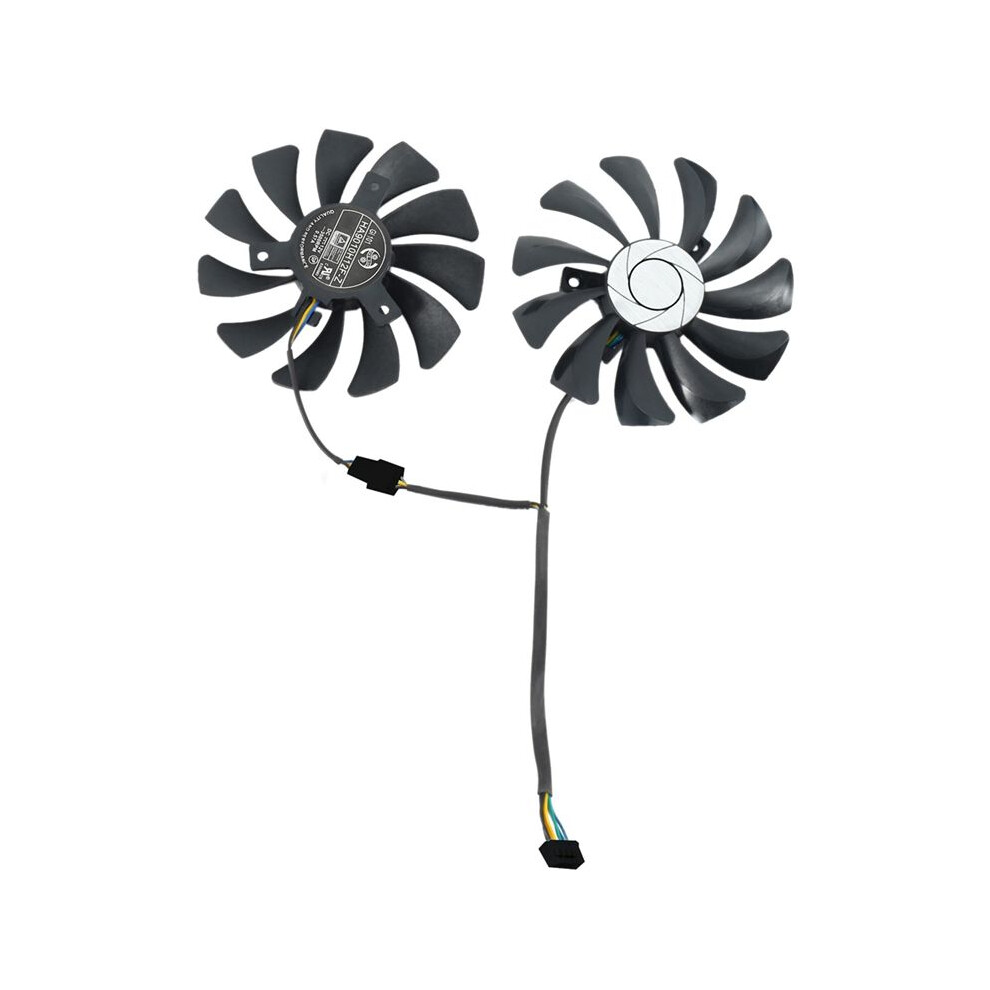 Photos - Computer Cooling New 1 Pair Card Fan 85Mm Ha9010H12F-Z 4Pin Cooler Fan Replacement For Msi Gtx 1060 Oc 6G Gtx 960 P106-100 P106 Gtx1060 Gtx96
