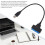 USB 3.0 para 2.5 Polegadas  Cabo Adaptador de Disco RíGido SDD  para USB 3.0 Conversor-Preto 4