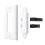 1x 2Port +USB 3.0 Female Wall Face Plate Panel Outlet Socket Extender White 6