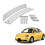 1Pair Metal Door Panel Pull Handle Set for Beetle 1998-2010 Interior Door Grab Pull Handles Replacement Silver 3
