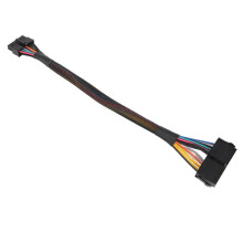 Adaptateur Secteur Principal ATX PSU 24 Broches à 14 Broches Câble Gainé Tressé pour pour PC et Serveurs 12 Pouces (30 Cm)
