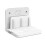 Wall-Mounted Bracket, Set-Top Box Bracket/Router/Optical Modem//Wireless Screen Device Universal Wall Mount White 1