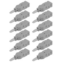10Pcs 110 Test Rj11 Voice Connector Check Phone Voice For Krone Module Telecom Patch Panel
