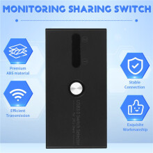 USB 3.0  2 im 4 Out KVM Docking Station Drucker Freigabe GeräTe üBerwachungs Adapter KVM Konverter