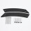1Pair Metal Door Panel Pull Handle Set for Beetle 1998-2010 Interior Door Grab Pull Handles Replacement Black 4