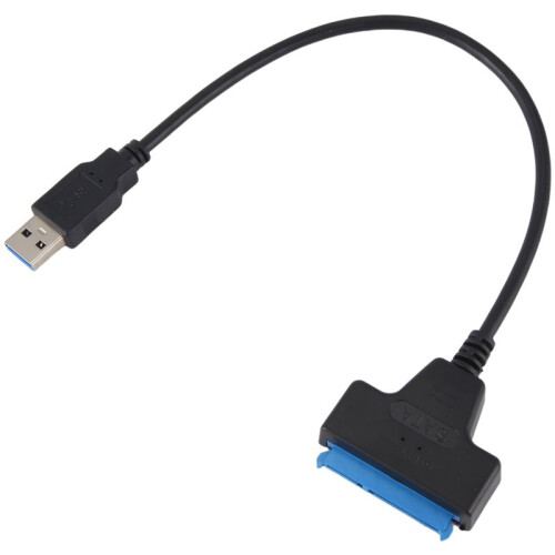 USB 3.0 para 2.5 Polegadas  Cabo Adaptador de Disco RíGido SDD  para USB 3.0 Conversor-Preto 1