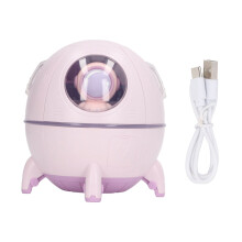 Zvlhčovač vzduchu s napájením z USB pro domácnost a kancelář, 7barevné LED světlo, tichý motor, chladicí mlha, automatické vypnutí,