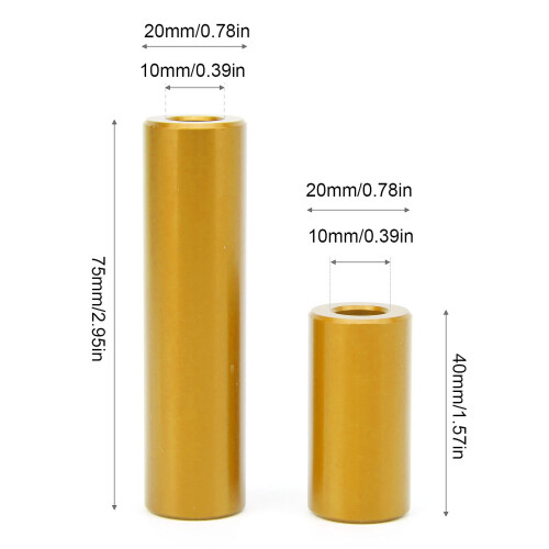 Motorcycle Engine Shaft Bushing Aluminum Replacement for KRV180 Gold 1