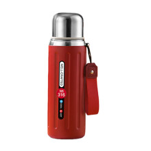 Large Capacity Stainless Steel Vacuum Insulated-Red 800ml