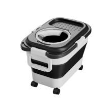 Practical Dog Snacks Container Folding Sealed Grains Rice Box-4