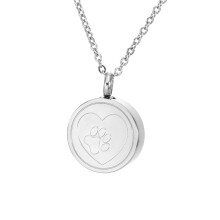 Schmuck für die Einäscherung von Haustieren für-Stahlfarbe