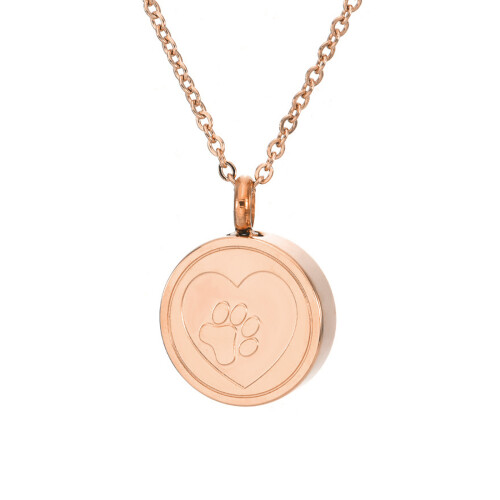 Collier de cendres pour animaux de compagnie,-couleur rose