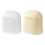 Modern Desktop Garbage Can with Swing Open Lid Simple-White 2