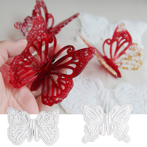 Multipurpose Flexible Silicone Mould Decoration for-Butterfly B 2