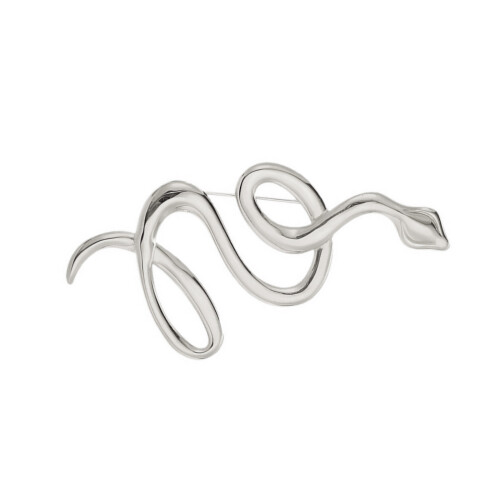 Fashionable Gold Snake Pin Designs for-Sharp weapon silver