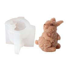 3D Silicone Mould for Crafting Lifelikes-Turning Head Rabbit