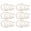 36Ud Anillos Madera Beige Para Decoración Pared Y Atrapasueños 2