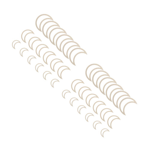 36Ud Anillos Madera Beige Para Decoración Pared Y Atrapasueños 2