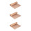 3Ud Tapetes Para Resistentes Calor Color Café Reutilizables 8