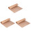 3Ud Tapetes Para Resistentes Calor Color Café Reutilizables 2