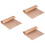 3Ud Tapetes Para Resistentes Calor Color Café Reutilizables 6