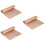 3Ud Tapetes Para Resistentes Calor Color Café Reutilizables 7