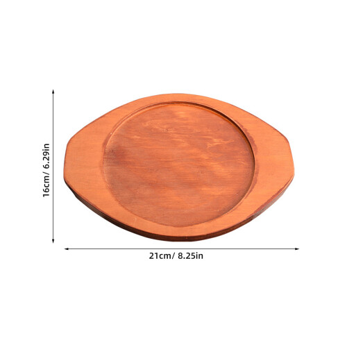Wood Trivet: Resistente Calor De 5,12" Para Mesas 1