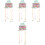 4Pièces Pinata Décorative Fête Enfants 5