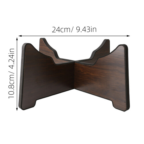 5Pièces Support Sol Tambour Langue Bois Marron Pratique Et Durable 2