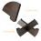 5Pièces Support Sol Tambour Langue Bois Marron Pratique Et Durable 9