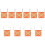 10Pièces Drapeaux Réfléchissants PVC Orange Usage Automobile 8