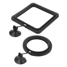 10Pièces Anneaux Flottants PVC Noir Pour Alimentation Facile