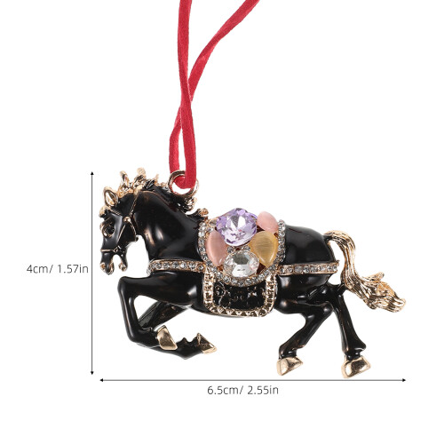 Ornement Strass Suspendu Pour Intérieur Noir 1