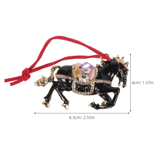 Ornement Strass Suspendu Pour Intérieur Noir 2