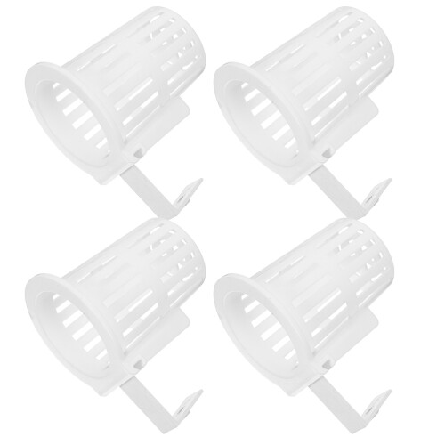 12Pièces Paniers Hydroponiques Blancs Pour Aquarium Sol 1