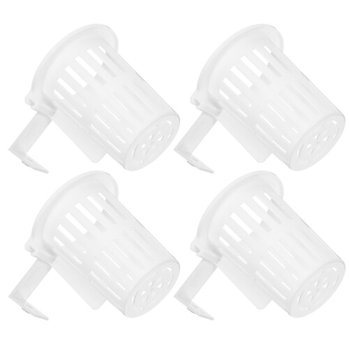 12Pièces Paniers Hydroponiques Blancs Pour Aquarium Sol