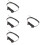 4Pièces Ceinture Épée PU Cuir Noir Pour Et Spectacle 8