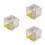 3Pièces Habitat Fourmis Multi Couleur Lid Ouvrable 6