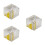3Pièces Habitat Fourmis Multi Couleur Lid Ouvrable 7