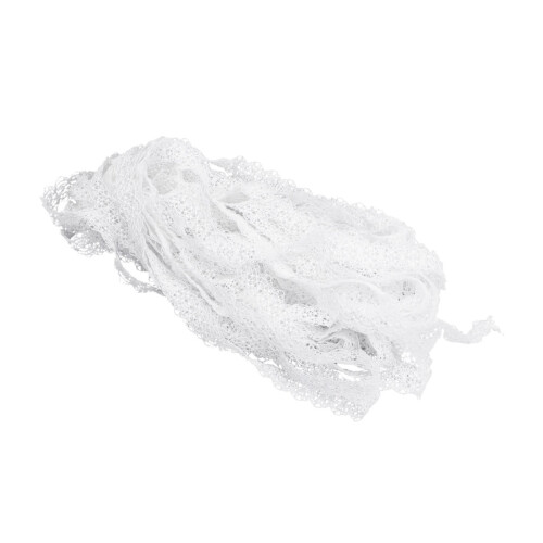 3Pièces Dentelle Blanche En Polyester Pour Robes Déco Mariage DIY